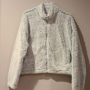 Garage Sherpa Jacket - Light Blue - Size L